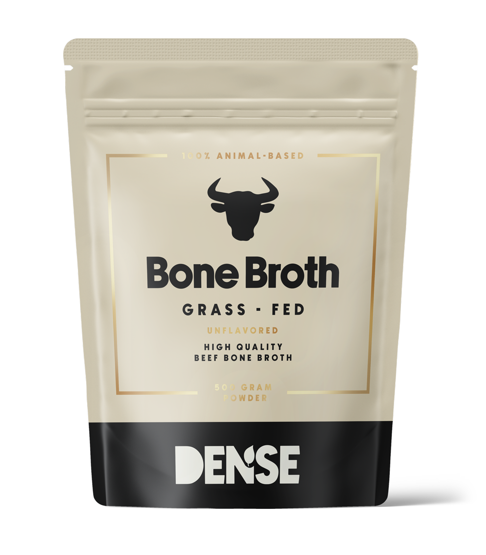 Grass-fed beef bone broth powder, unflavored